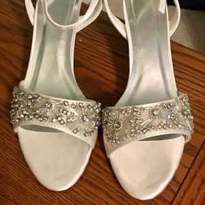 Never worn ivory heels!